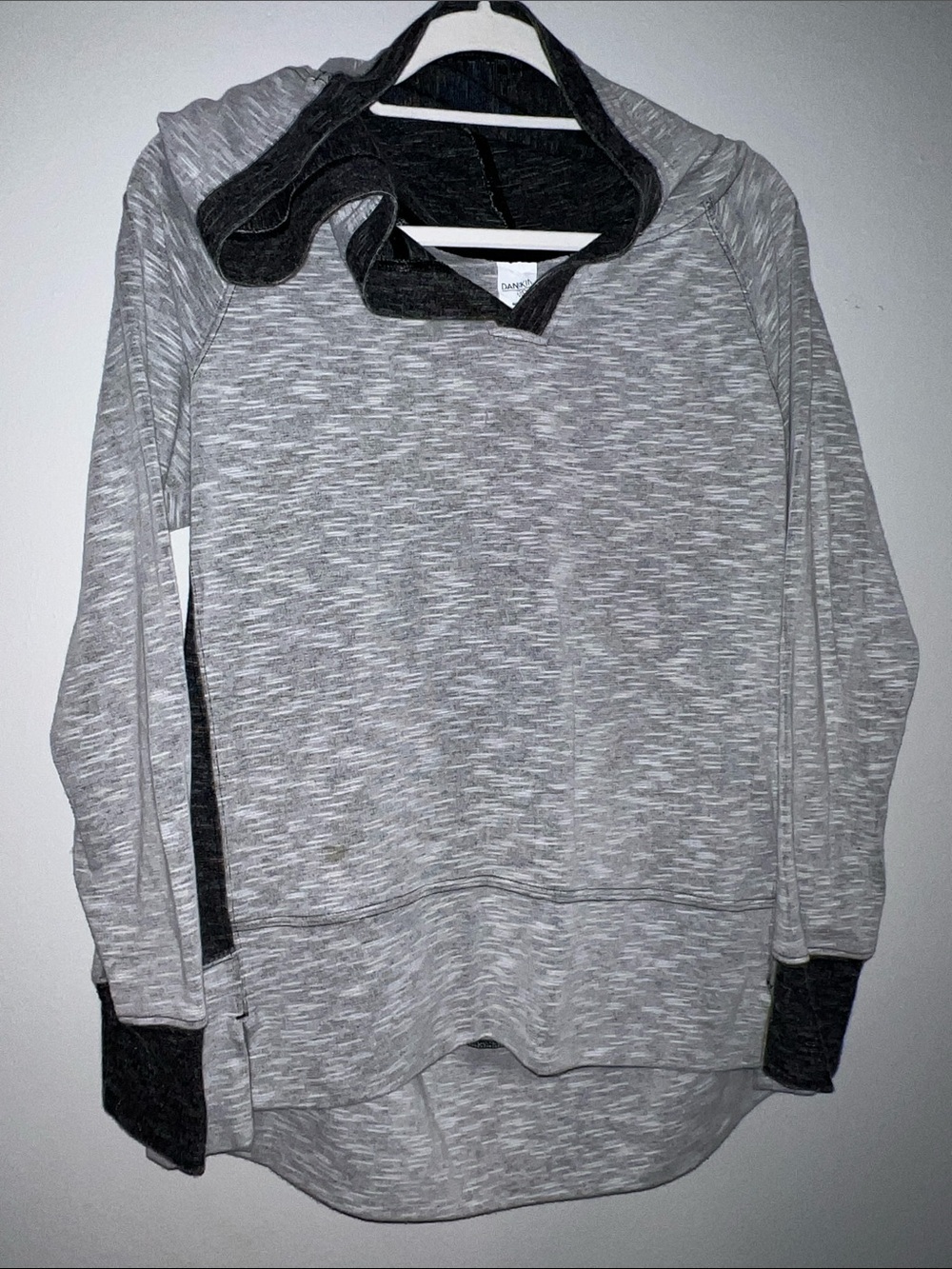 Danskin Now M (8-10) Women’s Gray Hooded Top